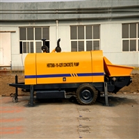 柴油混凝土输送泵 40型柴油地泵 潍柴道依茨柴油机拖泵