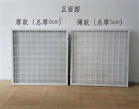 防爆平板灯600 600 厨房机房银行嵌入式暗装三管LED集成吊顶灯