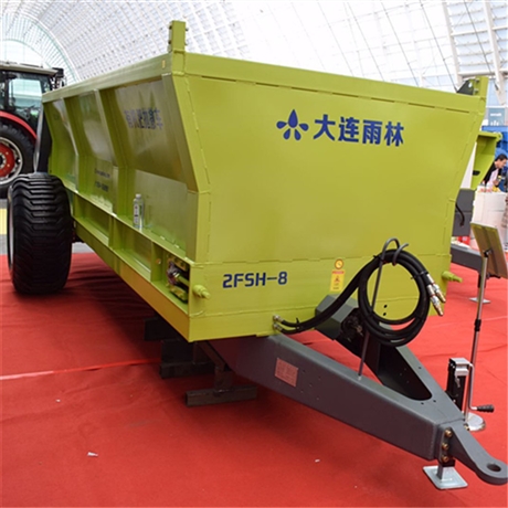 2019年雨林新款 后抛式大型撒粪车 有机肥撒肥机
