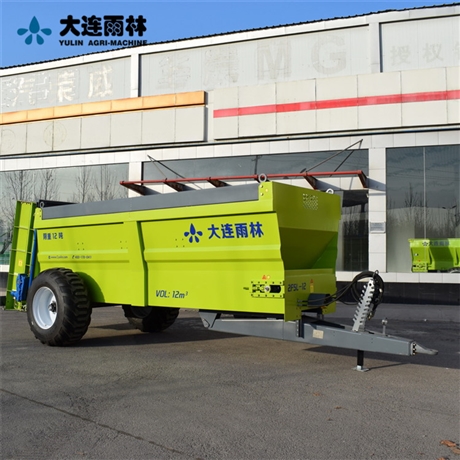 容量大效率高的撒肥车 大型鸭粪撒粪机
