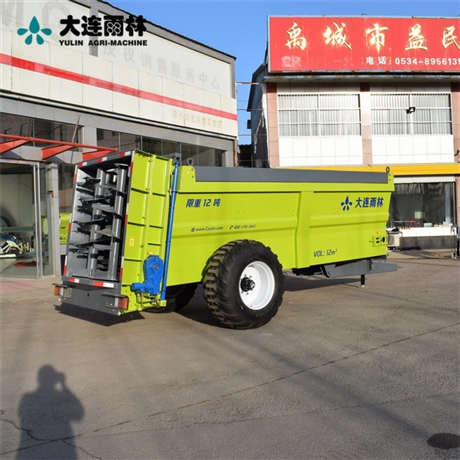 肥量可调的扬粪机 黏湿粪肥 有机肥扬肥车