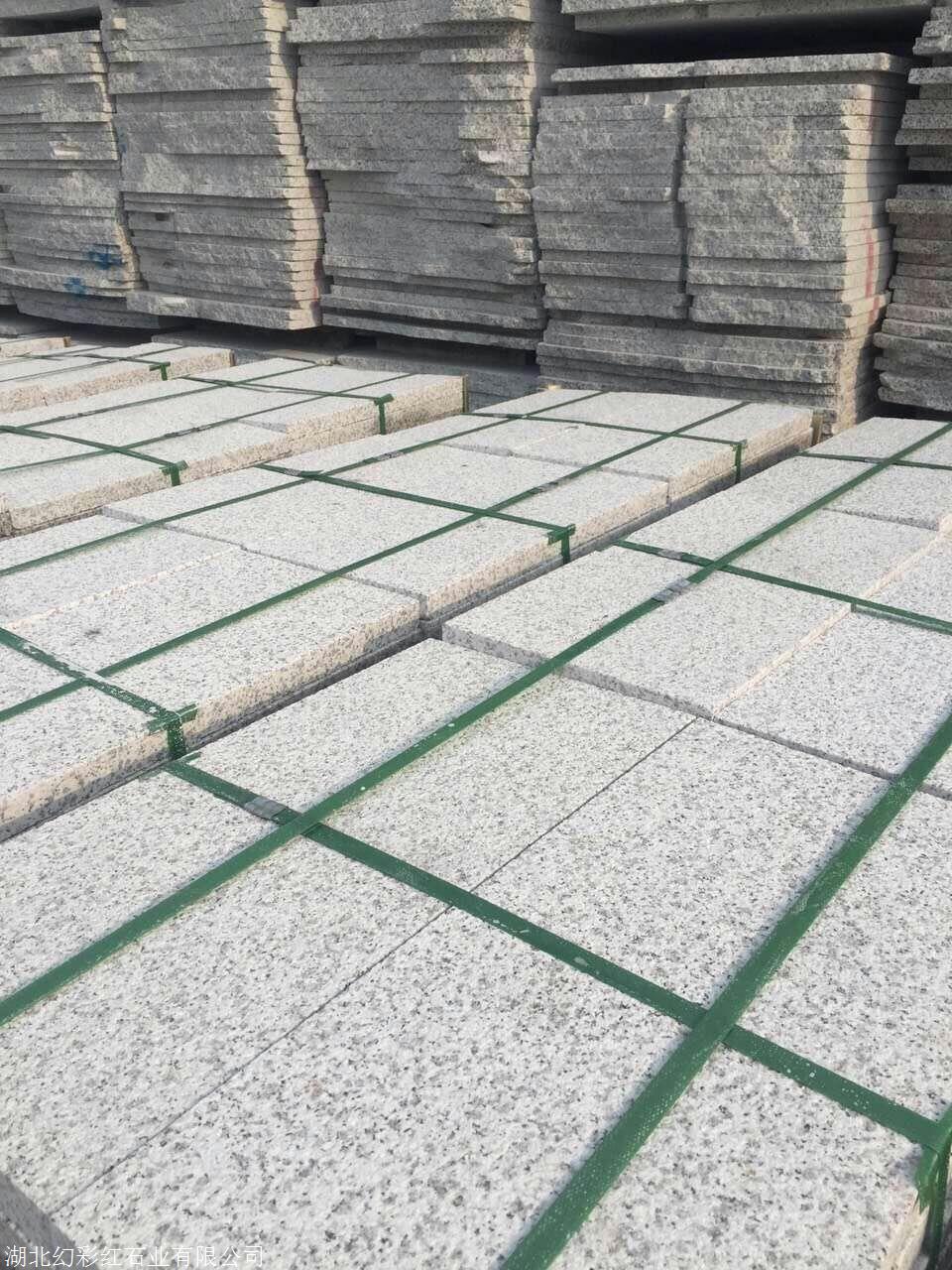 湖北芝麻白 厂家直供 芝麻白大理石 g603芝麻白火烧板 广场地铺