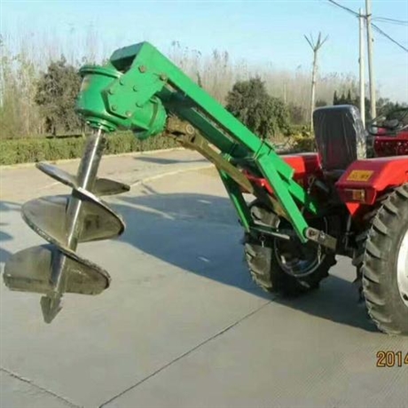  热销四轮拖拉机挖坑机 带动全自动挖洞打洞机价格