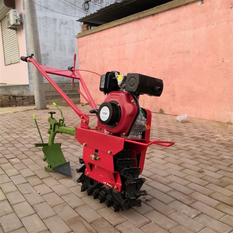 173前旋柴油四驱微耕机单缸风冷旋耕开沟施肥机