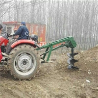  多功能大直径钻头挖坑机 拖拉机带螺旋式地钻机 