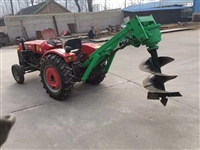  全新电线杆子拖拉机挖坑机 种树打坑机地钻机价格