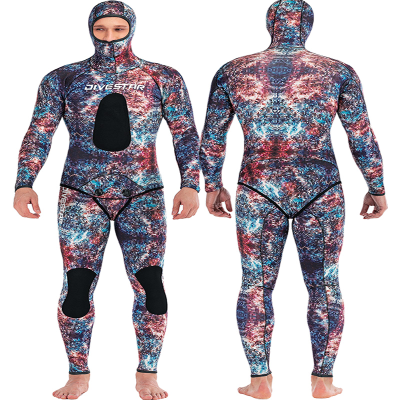 钛金属潜水服 游泳服 涉水服干式迷彩潜水服厂家