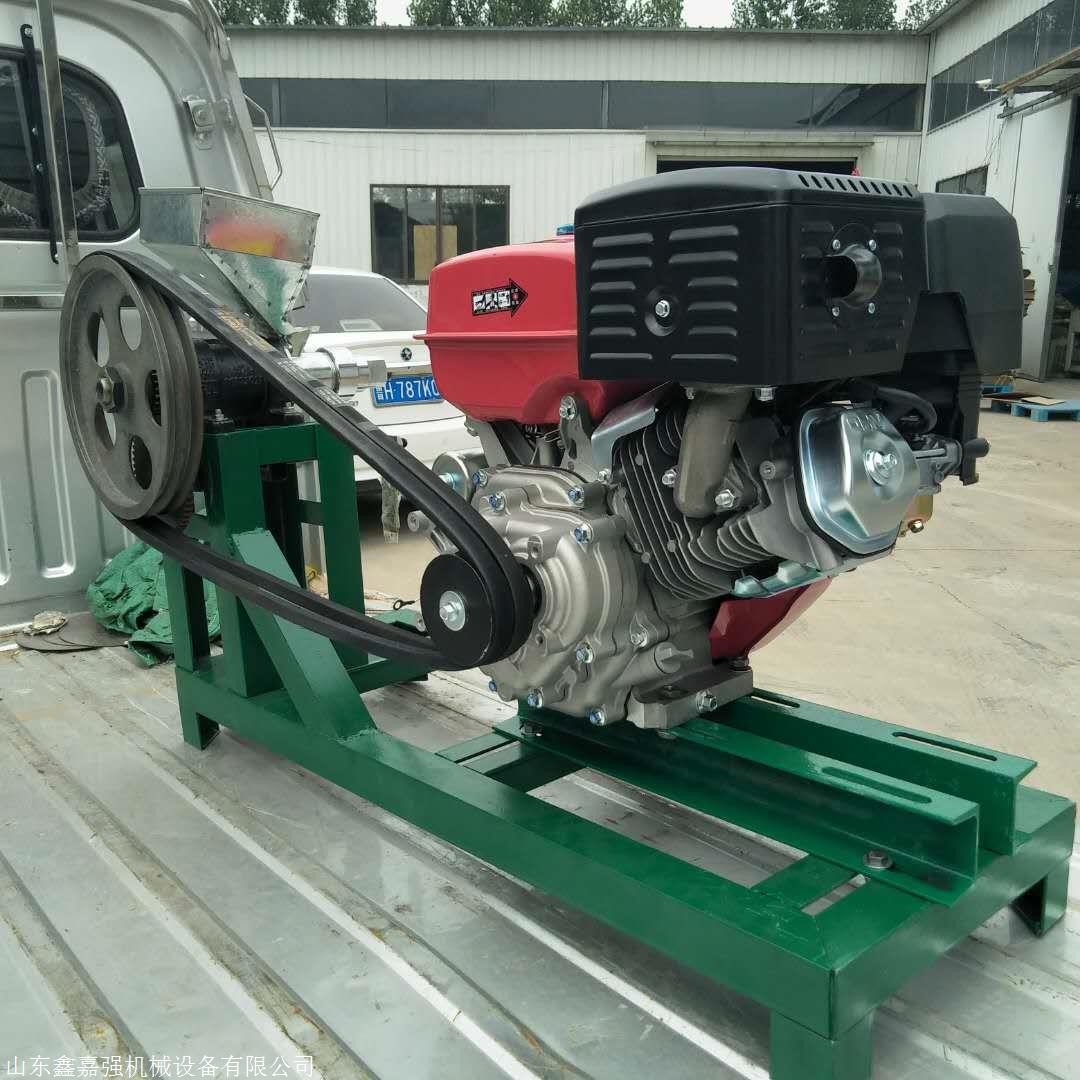 甘肃汽油机暗仓玉米花机 双螺杆膨化机 焦米棍康乐果机