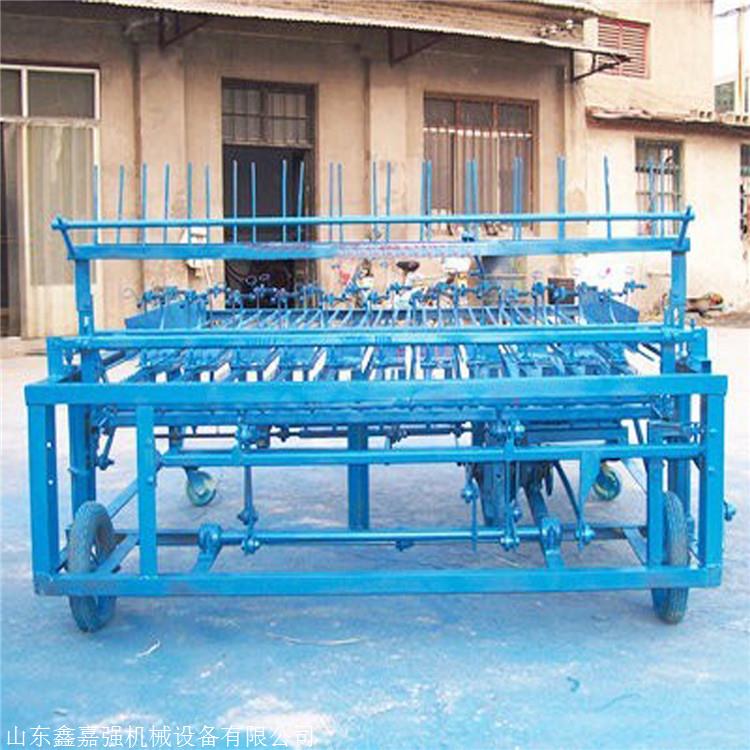 定制生产皮带草帘机 薄厚可调草帘电动编织机 鑫嘉强直销