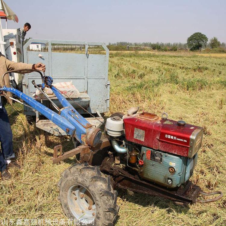  单缸柴油机手扶拖拉机 手扶车带旋耕机开沟机图片