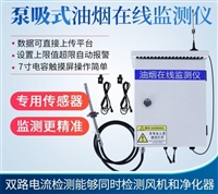 泵吸式油烟检测仪，激光散射油烟在线监测仪，电化学油烟传感器