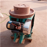  小型面粉石磨机生产厂家  碾转鲜小麦石磨厂家批发 