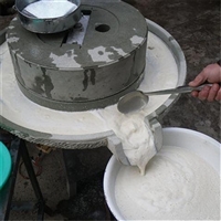 生产制造石磨机 电动豆浆石磨 景区展示用手推石磨机