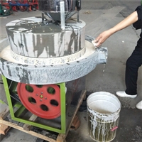 全自动面粉石磨机 豆浆米浆电动石磨机 家用五谷杂粮石磨机参数