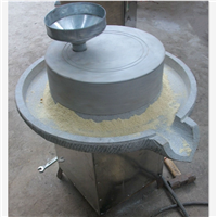 电动石磨面粉机  家用面粉石磨机 小麦磨粉机商用