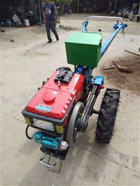  鑫嘉强农业牵引手扶车价格 优质品牌柴油机手扶车