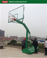 安徽地埋式篮球架可升降篮球架仿液压篮球架