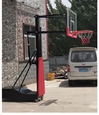 陕西手动液压篮球架移动户外篮球架厂家