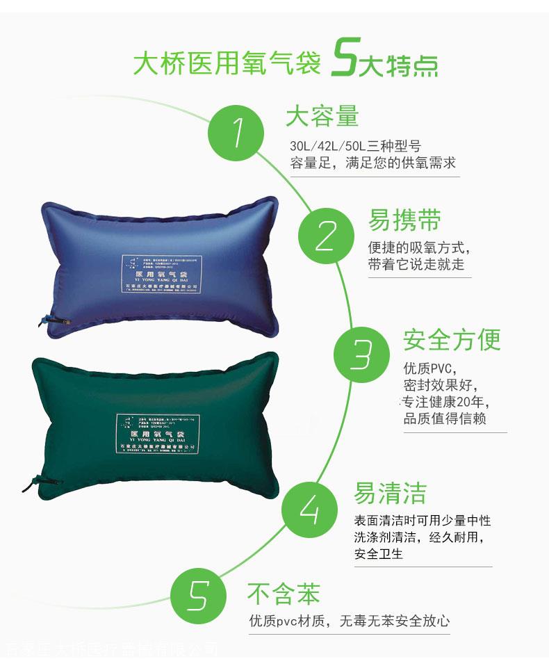 大桥h01加厚型医用氧气袋