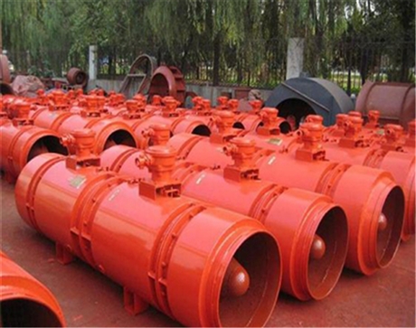 FBD矿用对旋轴流局部通风机结构图