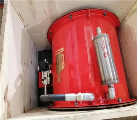 华源煤矿用FQNO3.55气动压入式轴流局部通风机