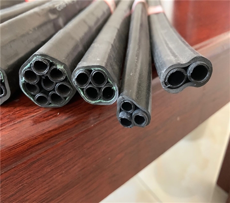 西山煤矿PE-ZKW8*5矿用聚乙烯束管一盘1000米