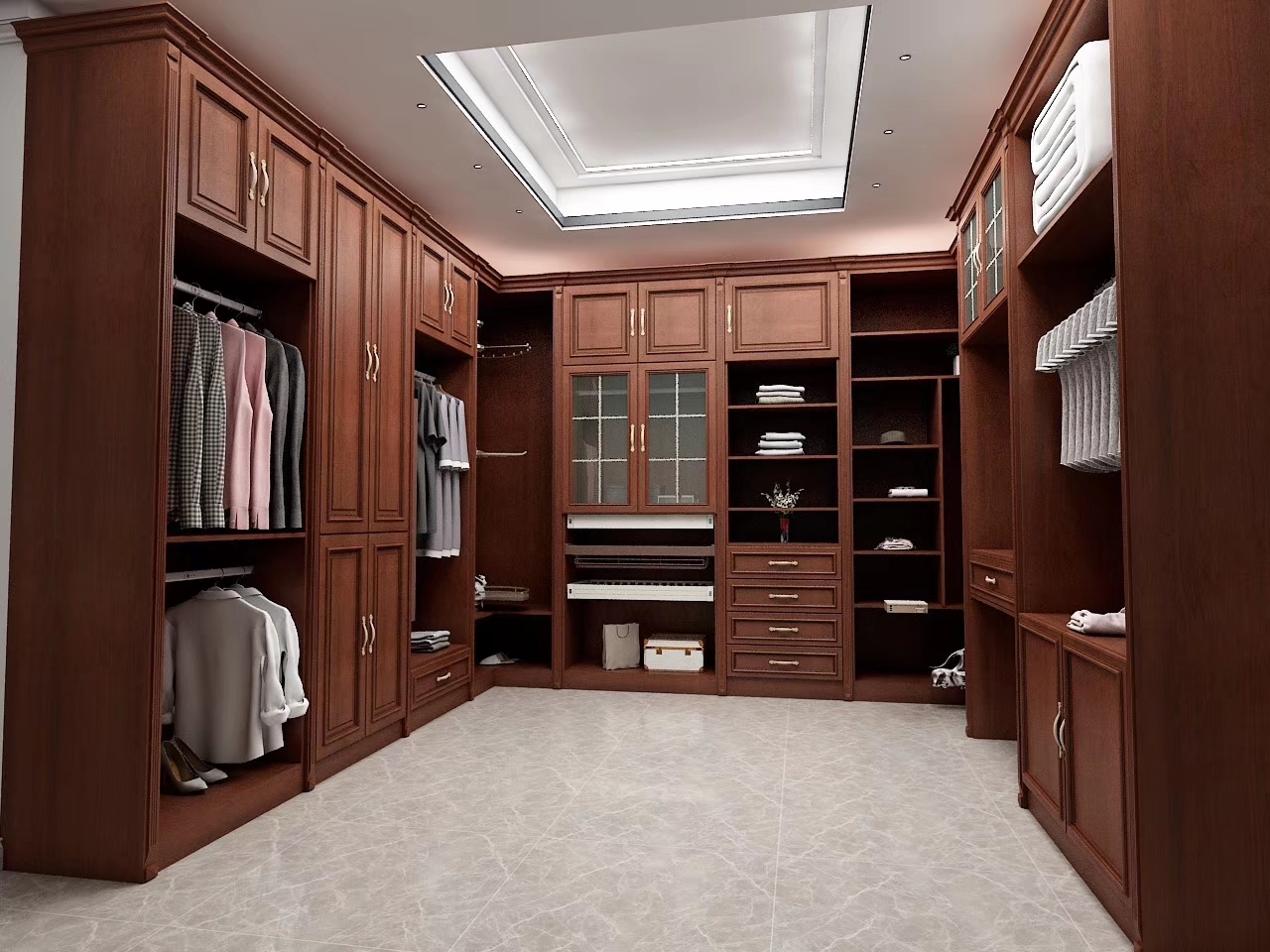 全铝衣帽间北京全铝家具汉科全铝家居零甲醛绿色环保家居