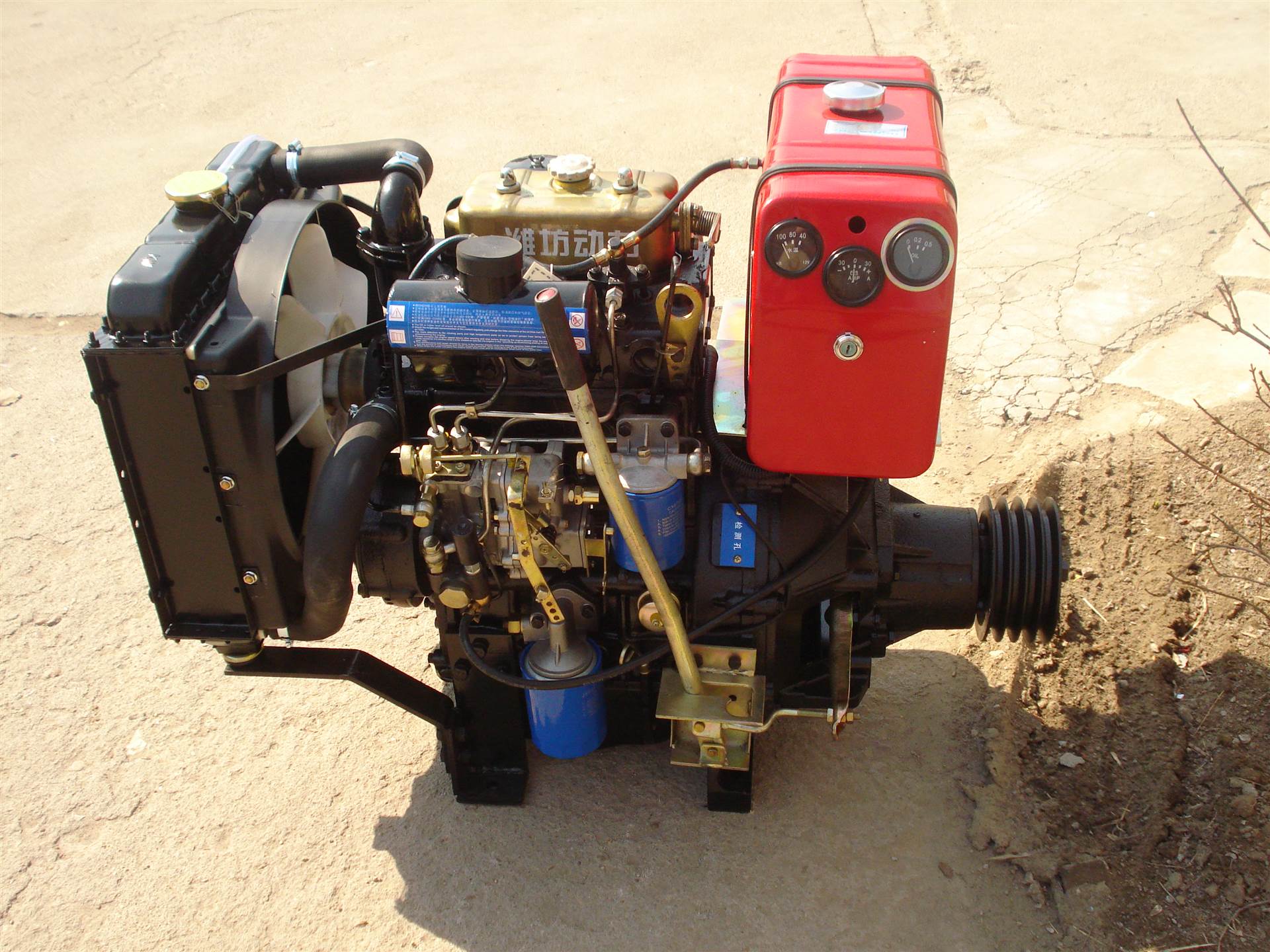 铲车潍坊4102柴油发动机曲轴4100zg四缸柴油机45千瓦kw水泵机组