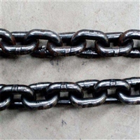 矿车30mm连接圆环链规格图 材料车三环链