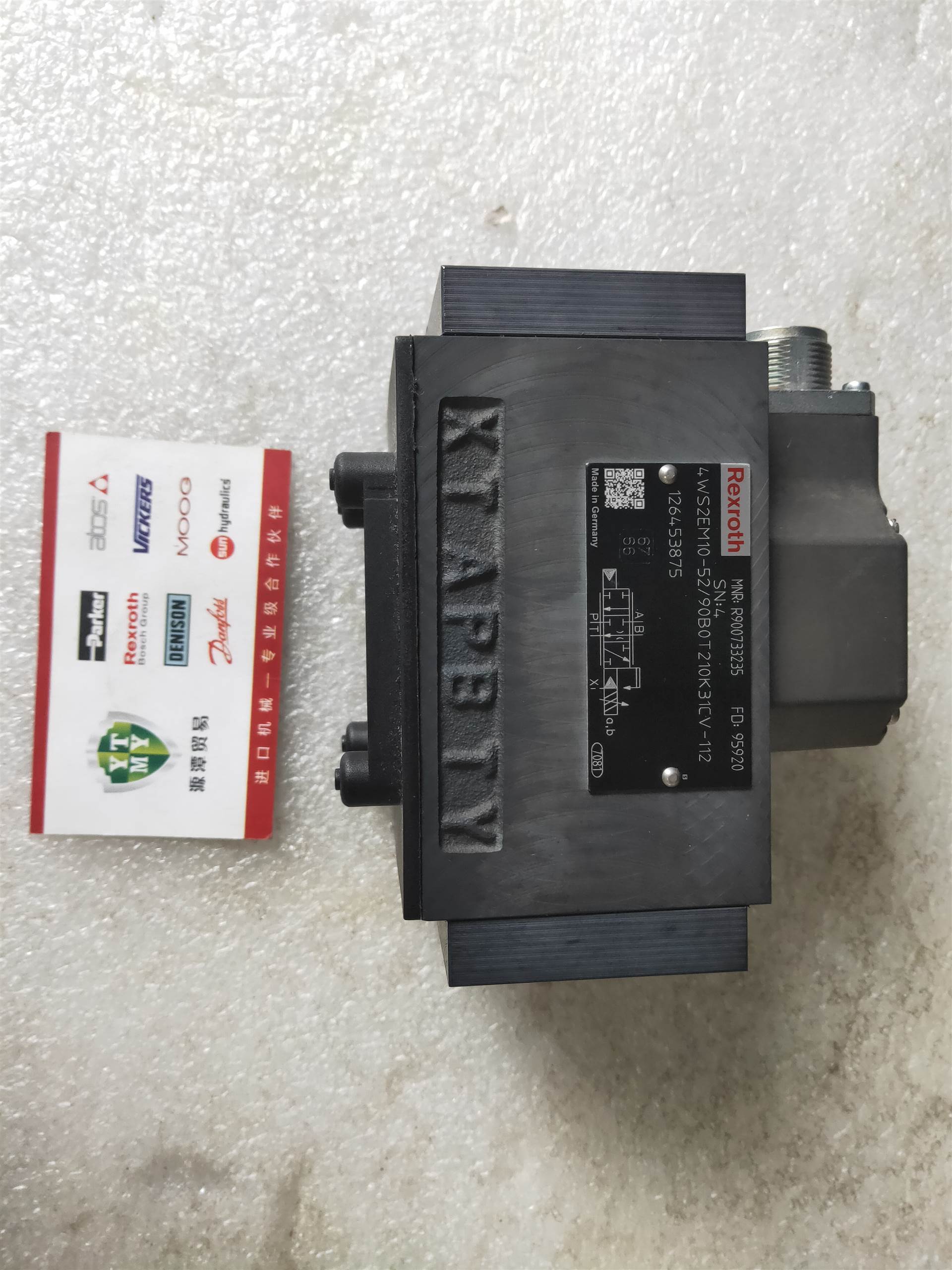 力士乐4ws2em105290b0t210k31cv112伺服阀