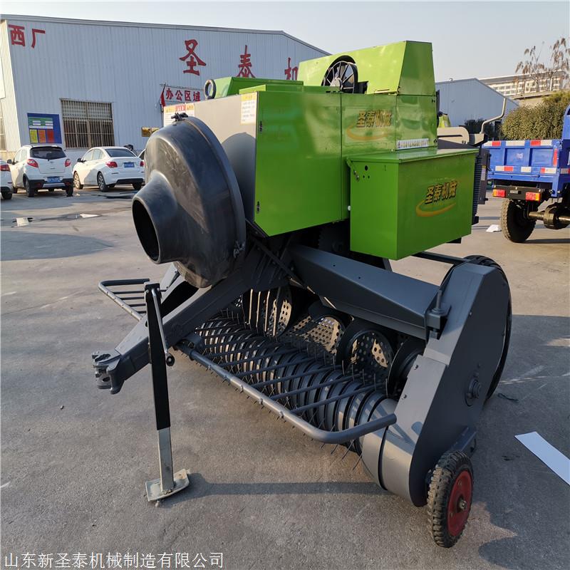 玉米秸秆拾草机效率拖拉机带捡拾机定做机器