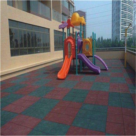 小区橡胶地垫三合一橡胶地垫健身房减震地垫