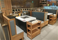 杭州火锅餐厅家具、实木桌椅定做