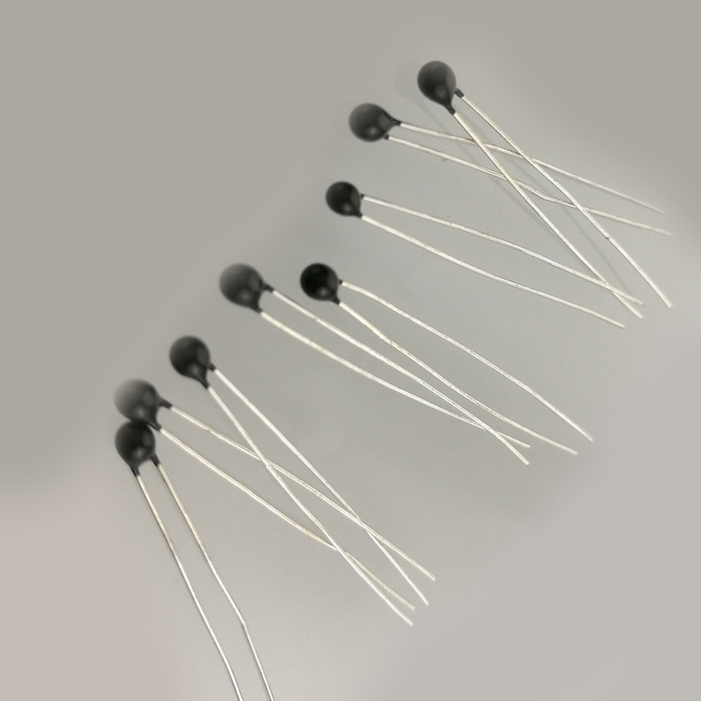 现货ntc直插件热敏电阻小黑头环氧玻封型mf1110k103