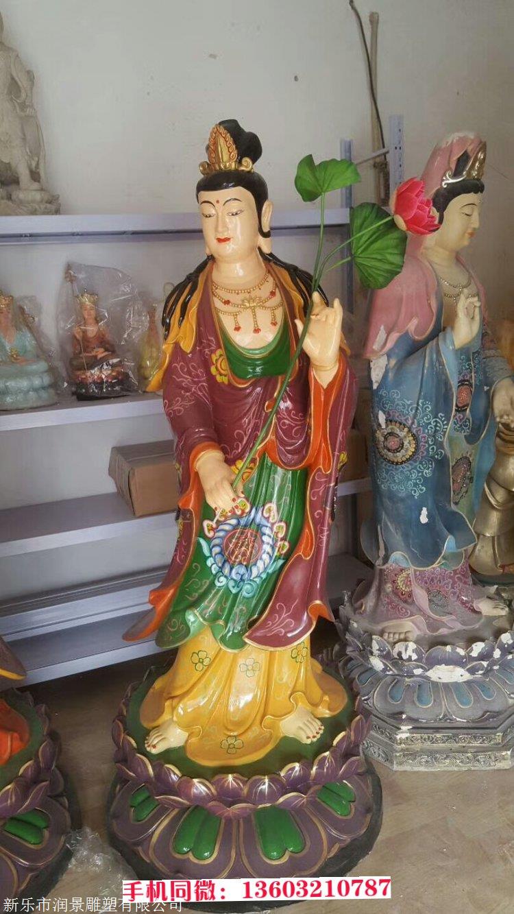 玻璃钢坐像五路财神佛像佛像彩绘广东佛像厂