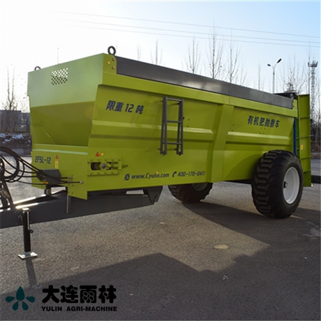 牛羊粪用撒肥车 大型双螺旋撒肥车