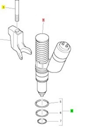 原厂件帕金斯喷油咀OD20281/珀金斯/Perkins喷油器