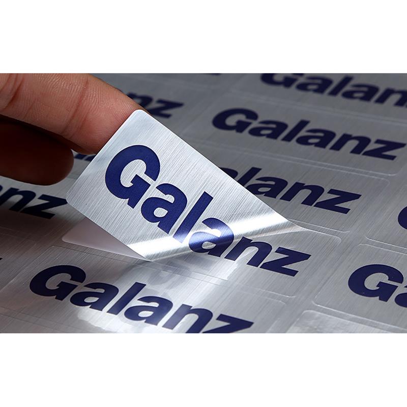 常州拉丝银不干胶标签印刷定制pet功率贴标定做电器铭牌工业