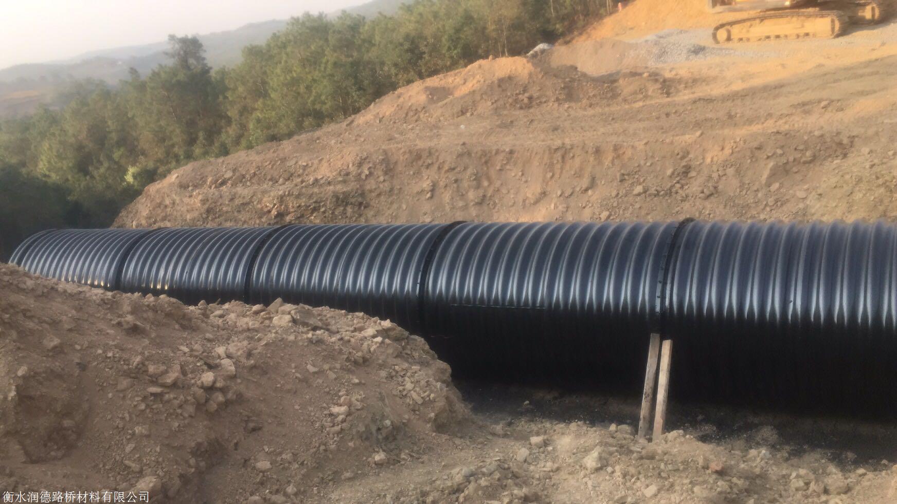 波纹涵管 公路涵洞排水拼装钢波纹涵管