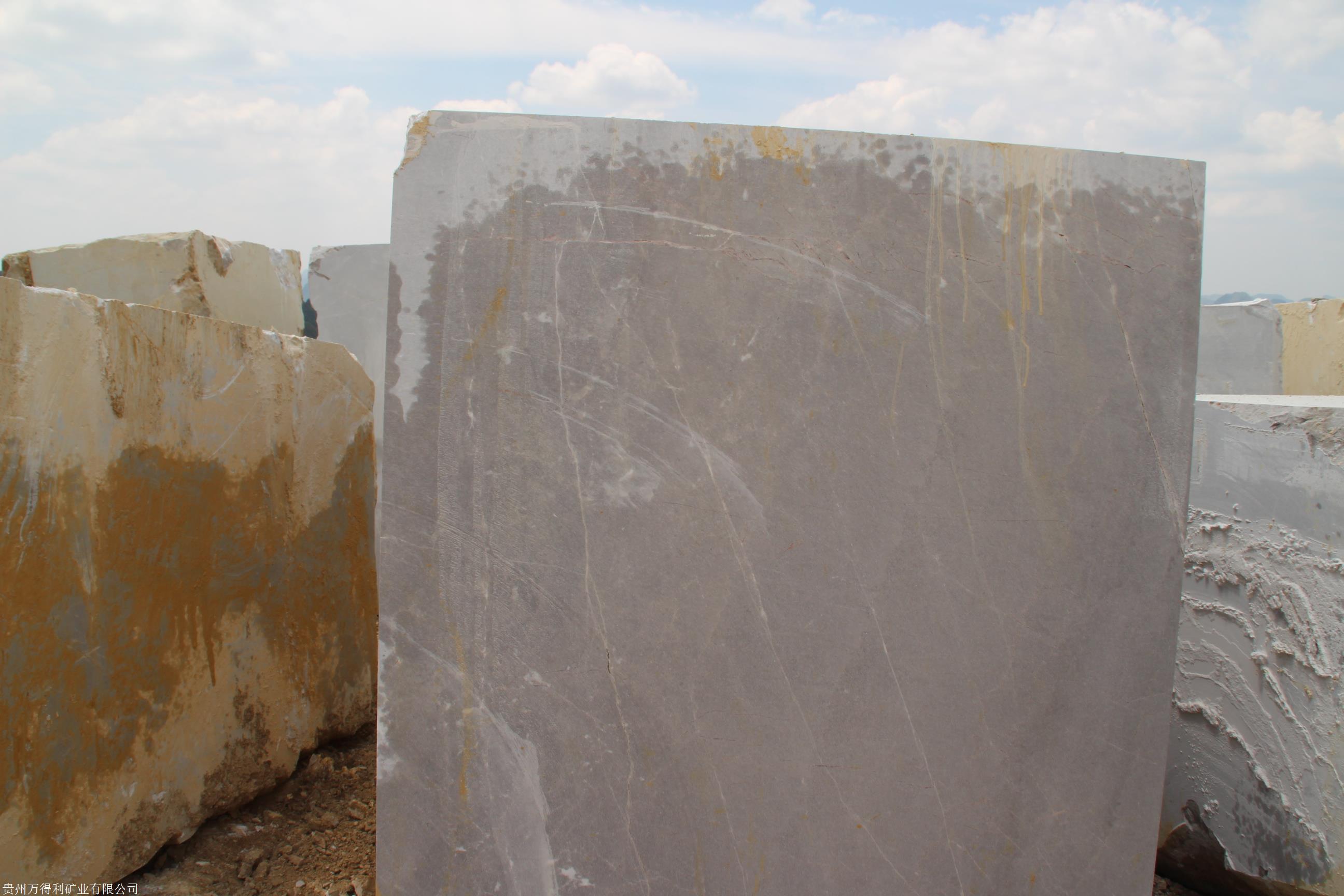 万得利玉水云灰大理石厂家定制