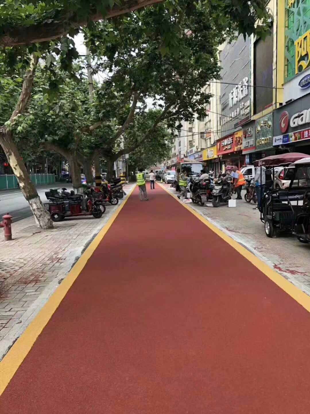 漢中市彩色防滑路面