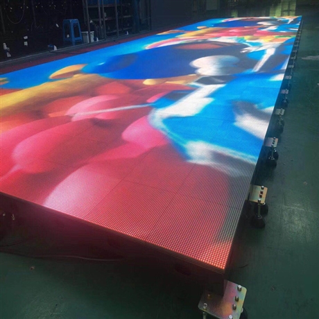 雷达LED互动地砖屏 地面互动感应地砖led显示屏