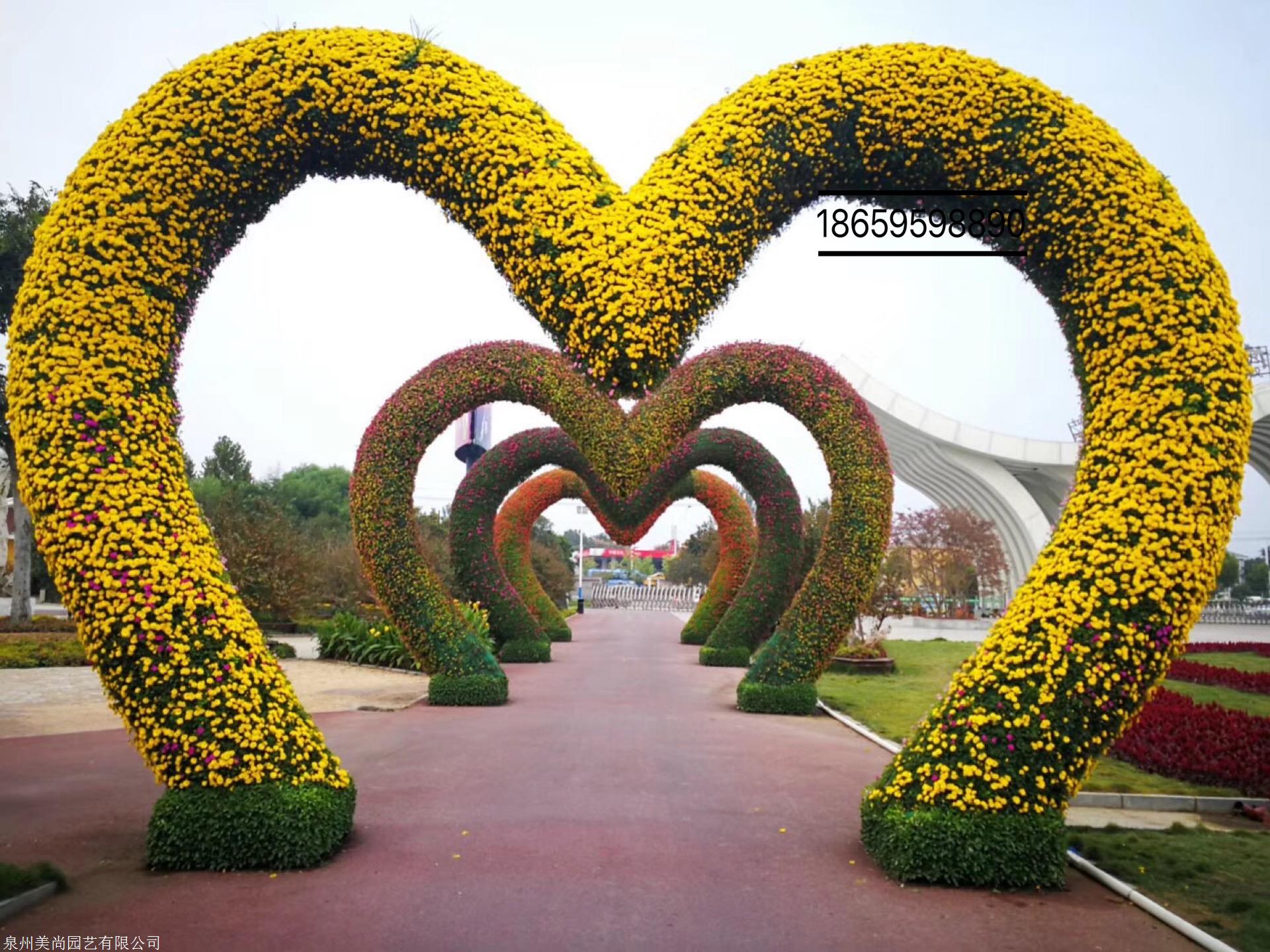 润祺园林绿雕 植物雕塑创意造型造型厂家