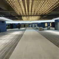 地毯纹片材地板 宾馆塑胶地板
