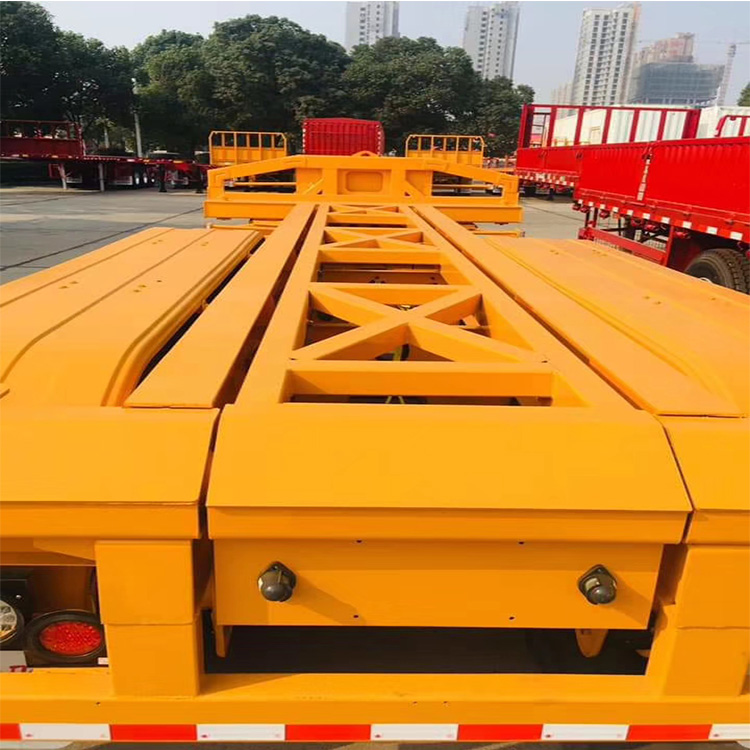  骨架后翻自卸半挂车