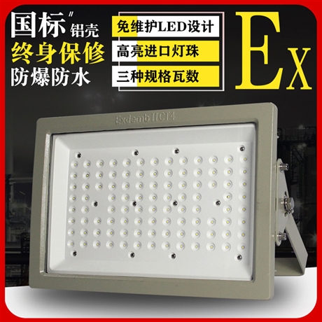 LED防爆灯仓库化工厂加油站专用300W照明应急灯200W隔爆型100W