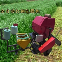 打捆包膜机电机带动 自动打捆机厂家