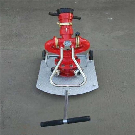 手推车式移动消防水炮 PSY20-40手动消防水炮价格 双接口消防炮