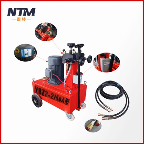 河南雷特桥梁张拉油泵 预应力千斤顶油泵厂家制造