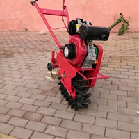 水旱两用田园管理机 四驱后旋汽油柴油旋耕机 家用小型微耕机